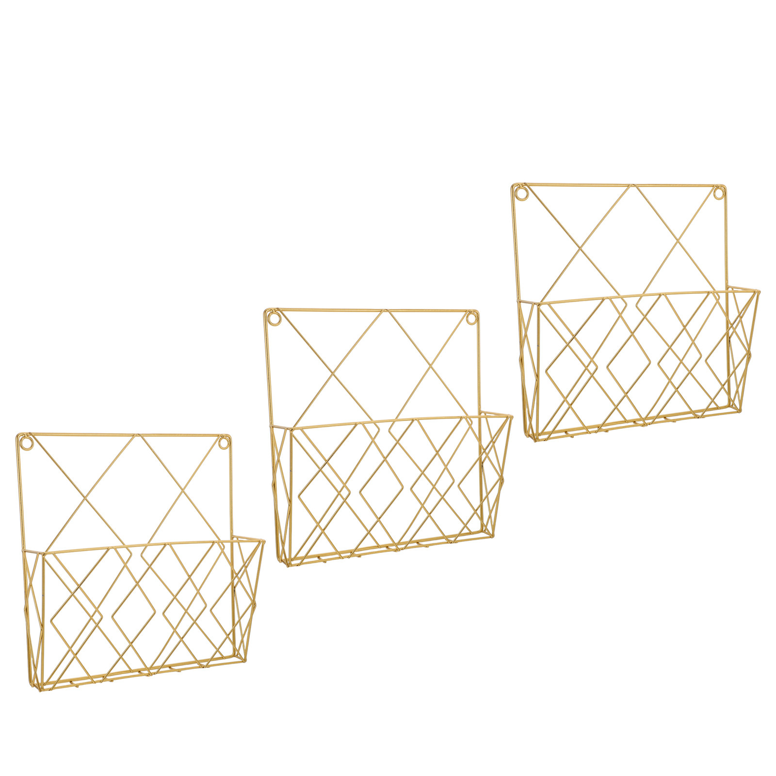 Magazine Holder Rack - 3 Adet Sınıf Duvar Dosya Düzenleyici,