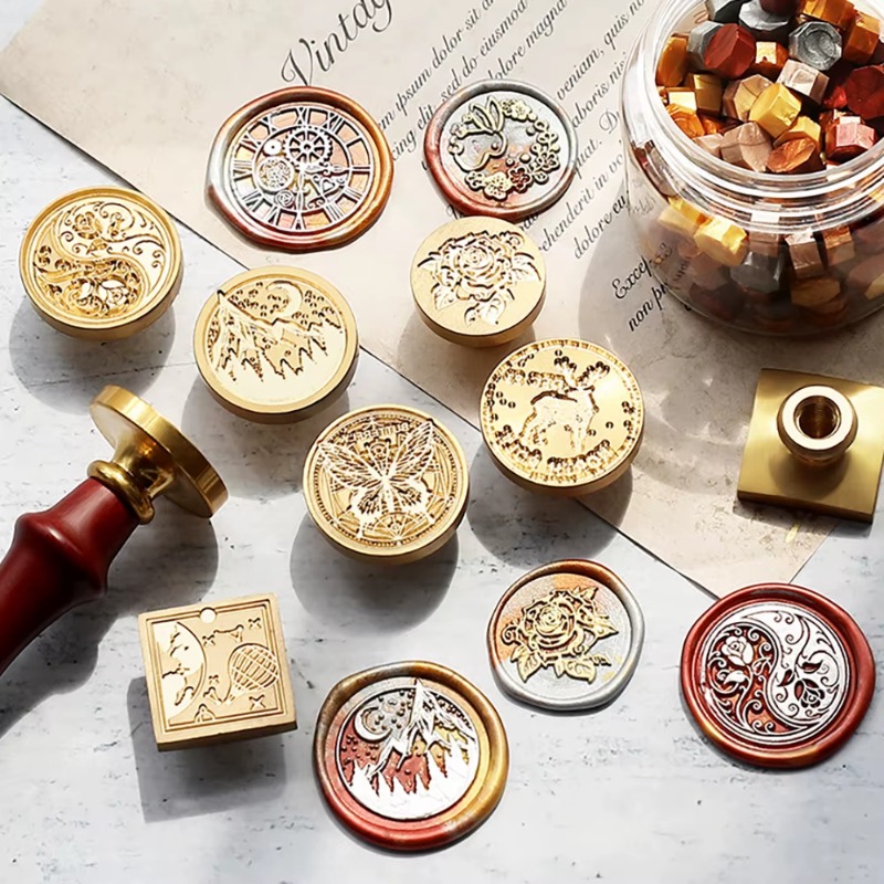 9 Balmumu Mühür + 1 Sap, Balmu - Wax Seal Stamp Set incelemesi ve fiyatı