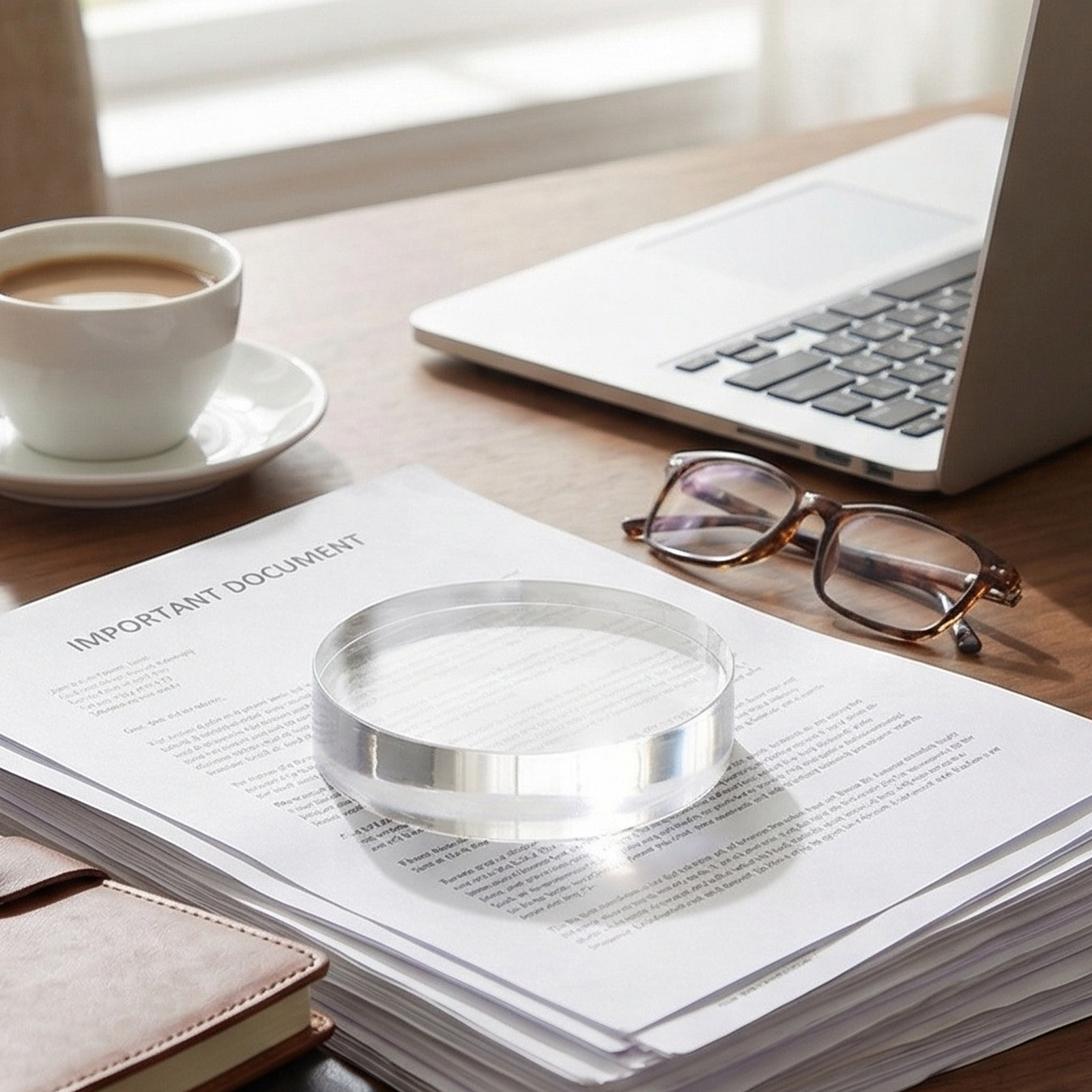 Yuvarlak Kristal Kağıt Ağırlığ - Paper Weight Crystal incelemesi ve fiyatı