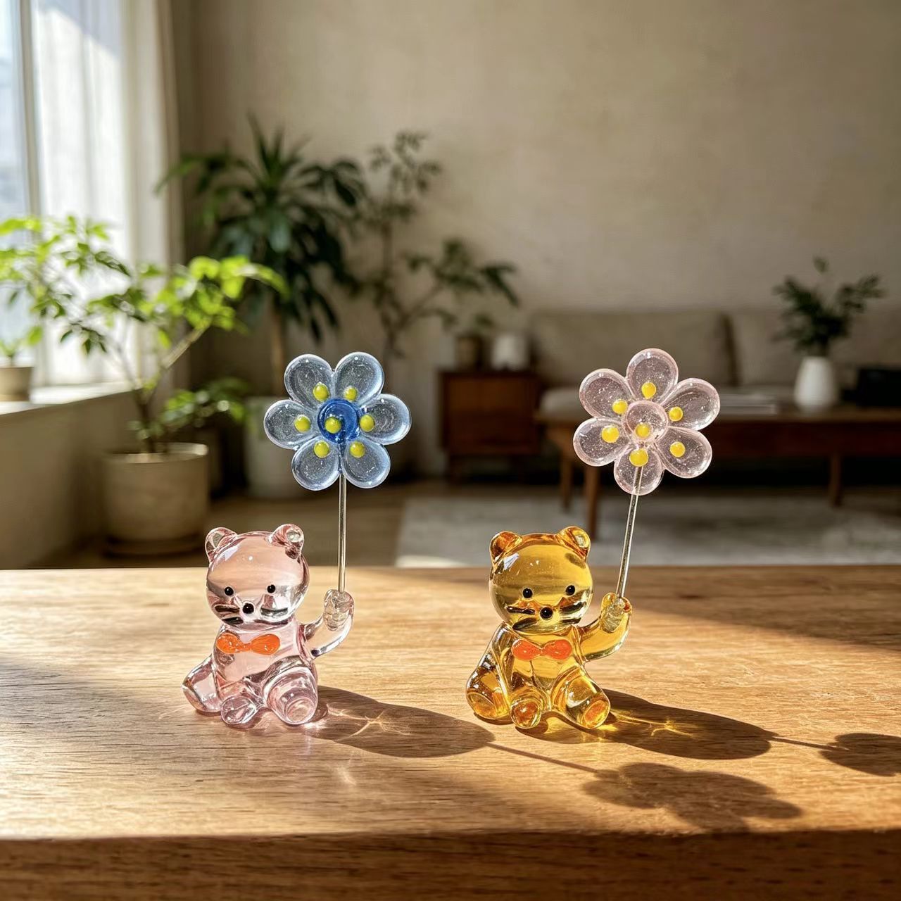 Japon Tarzı Cam Kedi Kağıt Ağı - Paper Weight Crystal incelemesi ve fiyatı