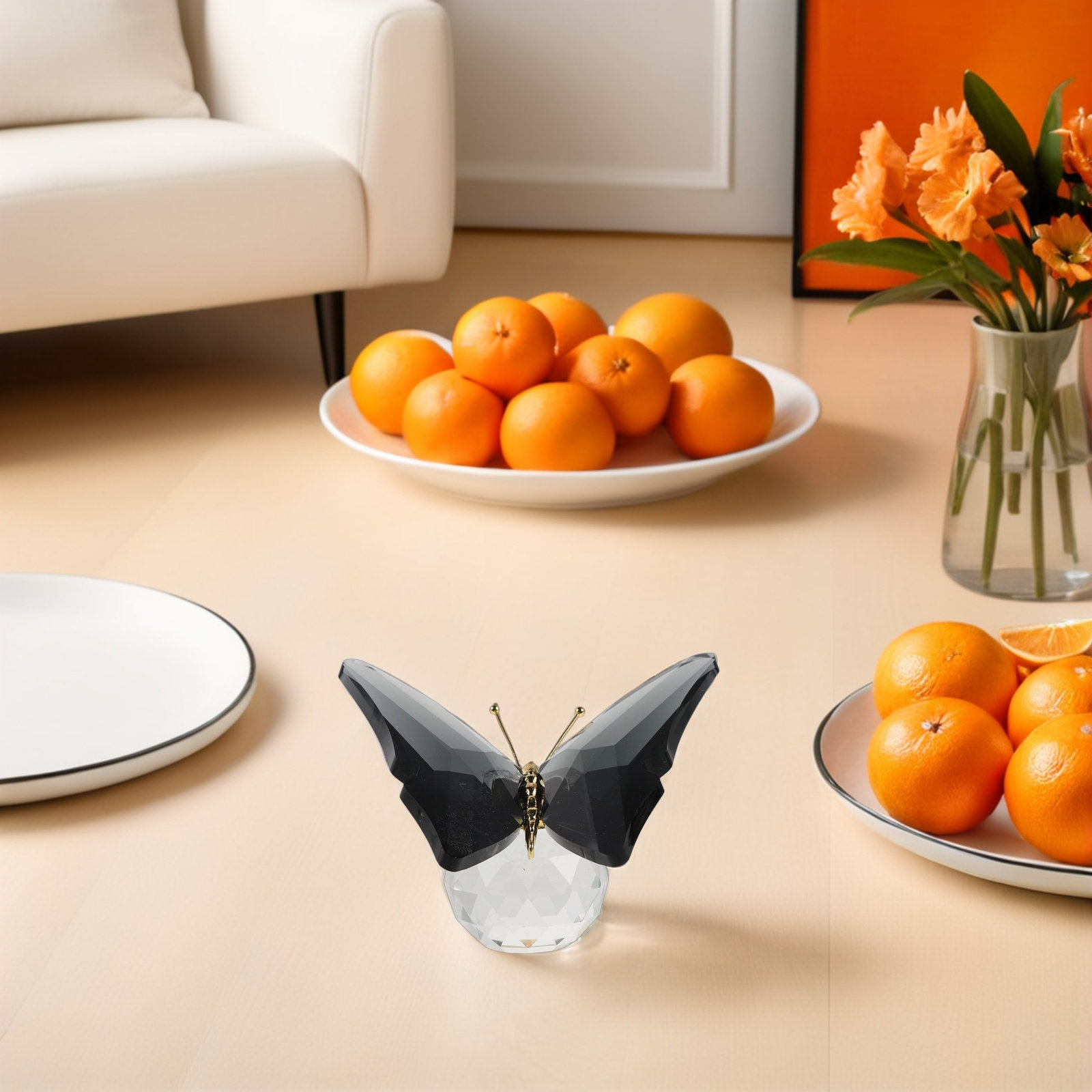 Cam Kelebek Şeklinde Kağıt Ağı - Paper Weight Crystal incelemesi ve fiyatı